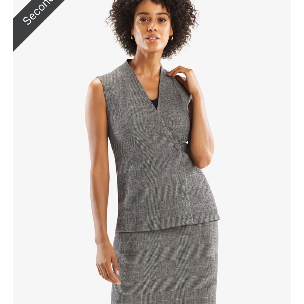 MM MM. Lafleur Cassatt Vest Stretch Check XS